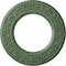 Ekena Millwork Blackthorn Ceiling Medallion (Canopies up to 7 1/2"), 13 3/8"OD x 7 1/2"ID x 3/4"P, Athenian Green CM13BLAGF - alternate 1